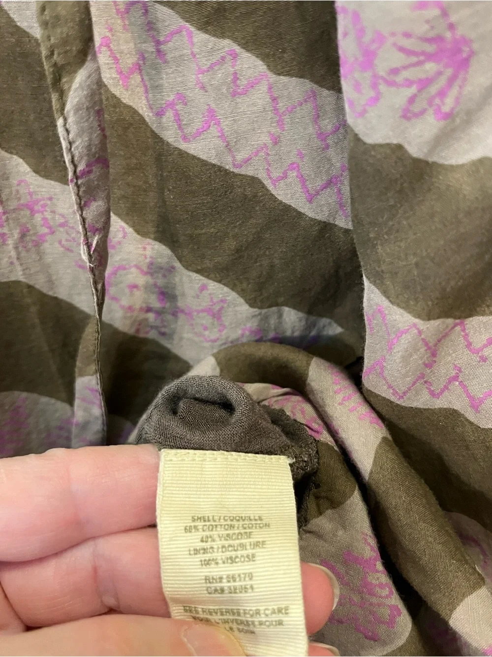 Free People Y2K billowy tank diagonal stripe attached brown tank medium